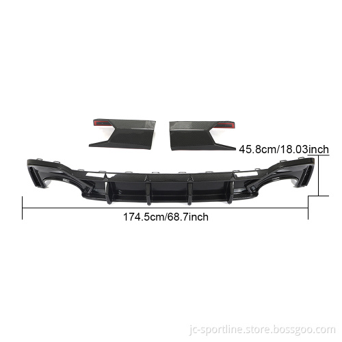 Pre-preg RS6 Auto Carbon Rear Diffuser for Audi RS6 C8 2019-2021